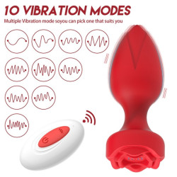 MyPlayToys Plug vibrant Rosy Bello 8 x 3.5cm Rose